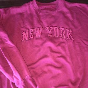 Red New York Sweatshirt